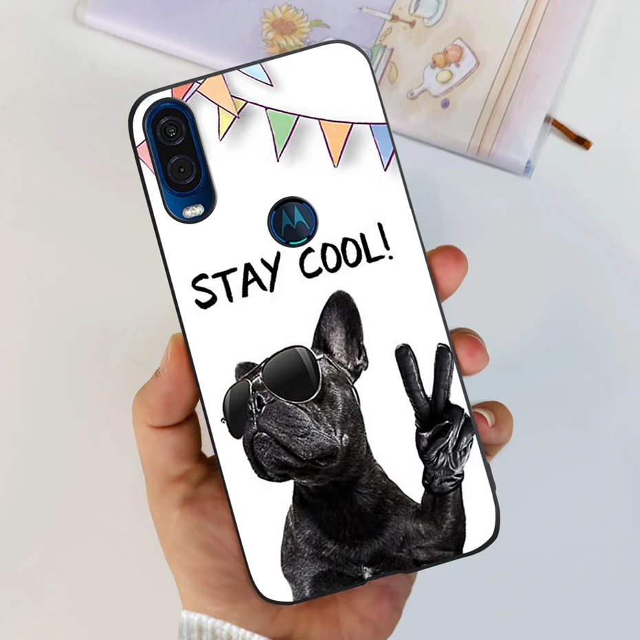 Cute Flower Cat Painted Soft Silicone Phone Case Cover