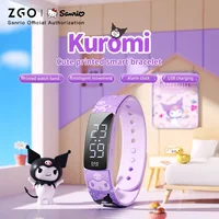 ZGO Sanrio Kuromi Kids Smartwatch for Girls, Multifunctional Sports Watch, Stylish Electronic Wristband for Students Gift  6262