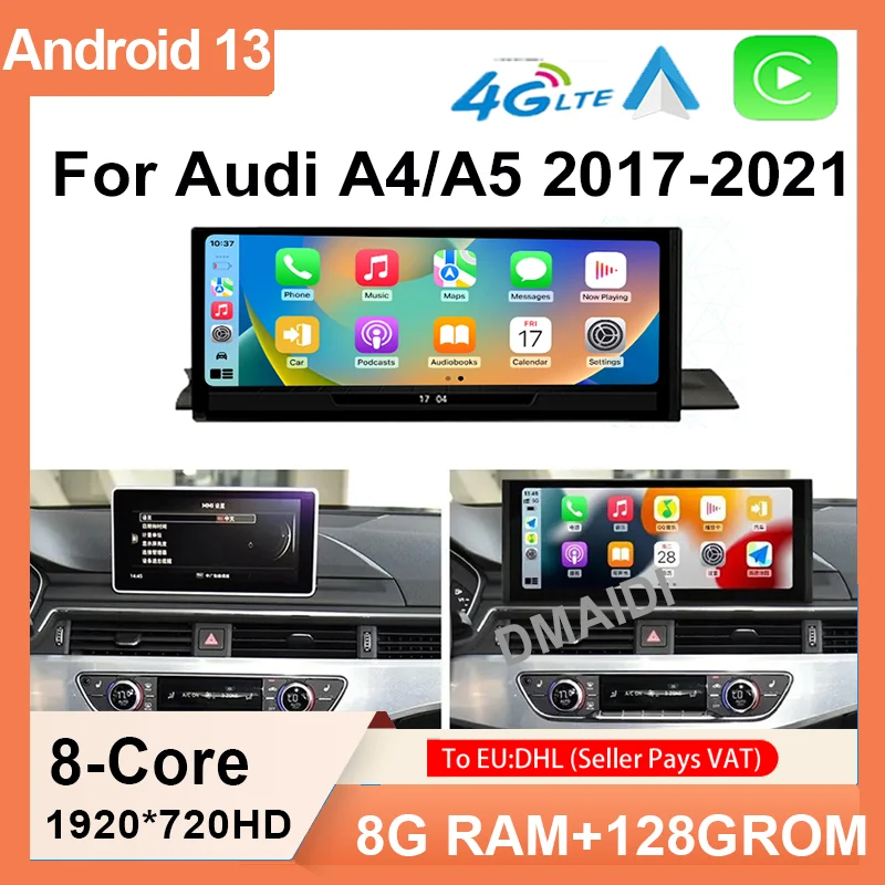 

Android13 10.25/12.5" Carplay AUTO For AUDI A6 A7 C7 2012-2018 Factory Price 128G Car Video Players GPS Navigation Smart Screen