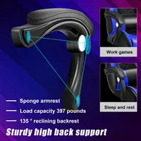 Chaise Gaming avec Haut-Parleurs Bluetooth, Lumières LED RGB et Massage – Réglable et Ergonomique 2