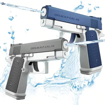 Pistola ad Acqua M1911, Giocattolo per Giochi d'Acqua Estivi, per Piscina e Spiaggia, Regalo per Bambini e Adulti
