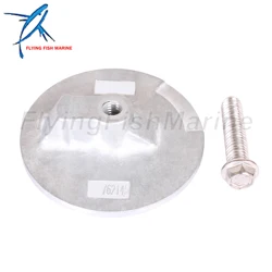 Outboard Motor 76214Q5 97-76214T5 8M0059339 76214T3 18-6016A Flat Trim Tab Anode for Mercury Mariner Quicksilver 35HP-300HP