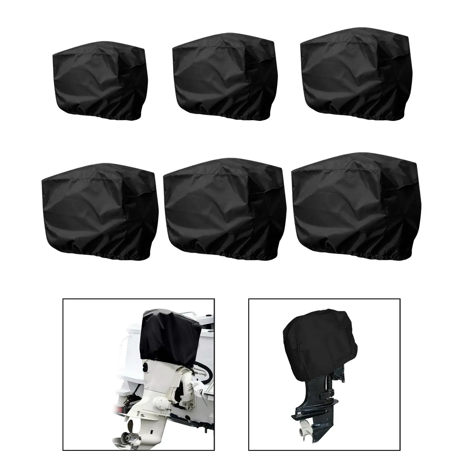 Boat Full Outboard Engine Cover Outboard Motor Cover Anti Wind 210D Oxford boat cover outboard motor cover