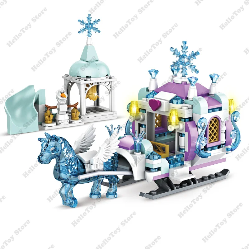 Constructeur LEGO, le voyage de la reine des neiges 41166, Elsa - AliExpress