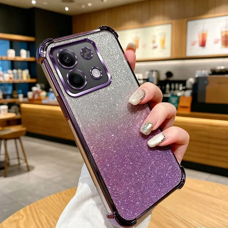 Glitter Bling Shockproof Fashion Case with Smart Bumper Cover