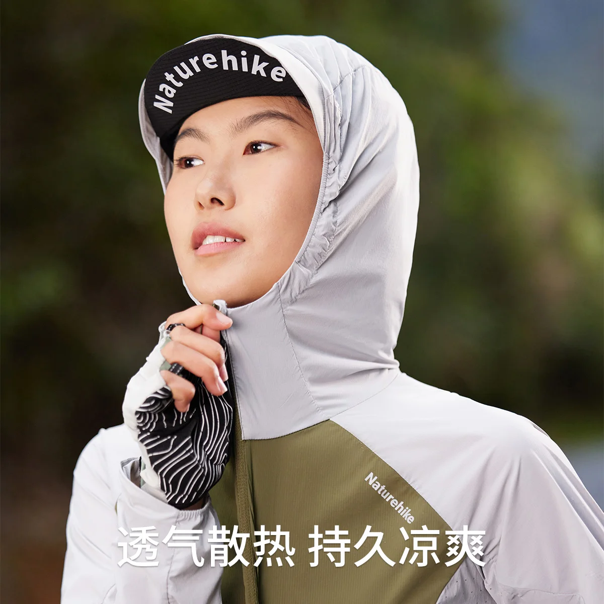 Naturehike Outdoor Ultralight Man Riding Cap Unisex Cycling Cool Hat Mesh Collapsible Brim Reflective Daily Hiking Sports Hats