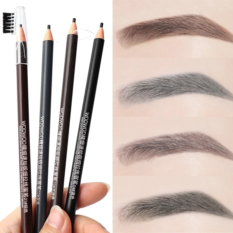 

4 цвета, матовая ручка для бровей, водостойкая, не размазывающаяся, микроблейдинг, тинт для бровей, татуаж, стойкий контур, форма бровей, косметика