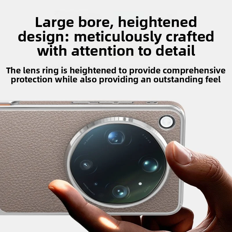 Luxury PU Leather Magnetic Wireless Charging Protective Back Cover Case