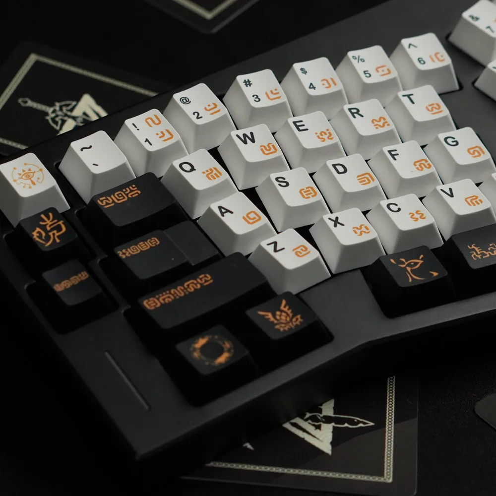 Dye Fitish-pbt Keycap Sets Sublimação Keycaps Cereja Perfil Lado 142 Chaves 60 80 100 Teclado Mecânico - Imagem 3