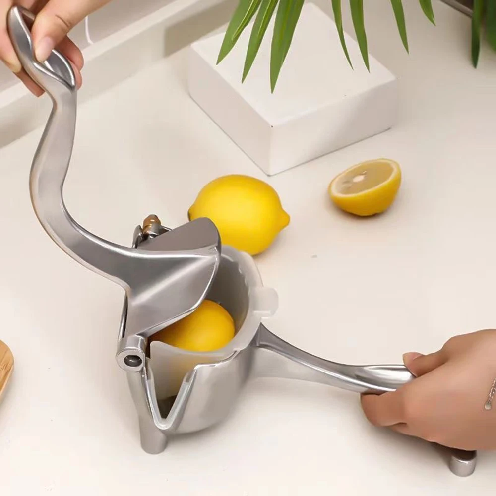 Manual Juice Squeezer Aluminum Alloy Hand Pressure Juicer Pomegranate Orange Lemon Sugar Cane Juice Kitchen Bar Fruit Tools