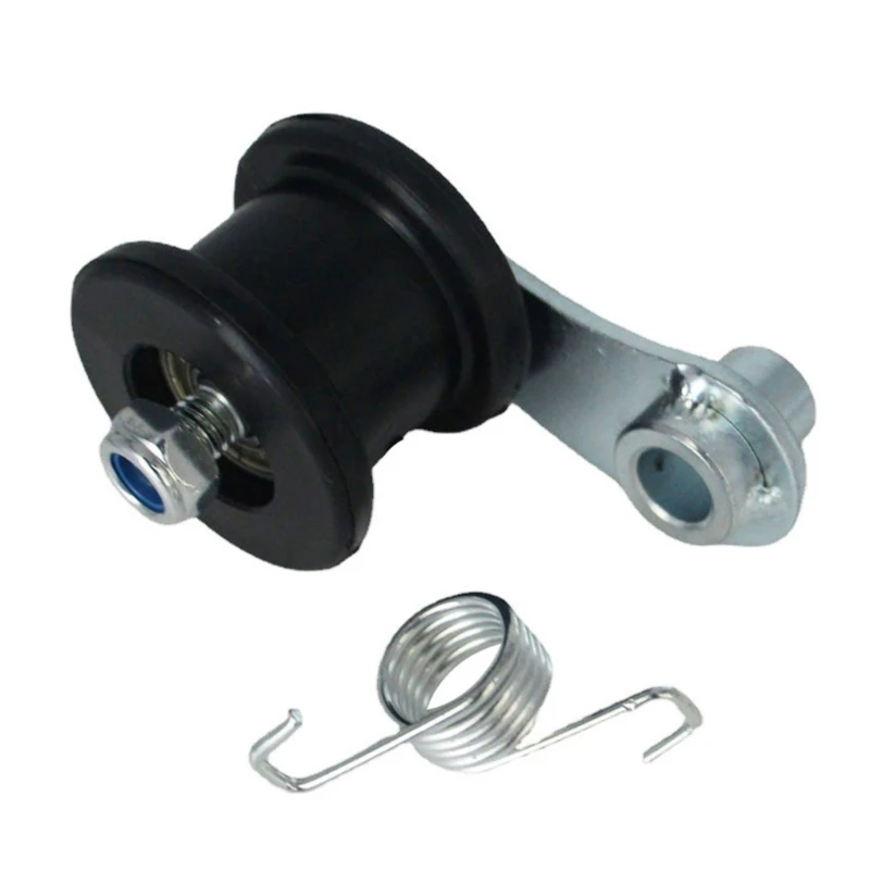 

Motorcross Chain Roller Pulley Slider Adjuster Tensioner with Spring Wheel Guide For Pit Dirt Bike MB165 MB200 Scootor