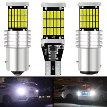 

2pcs Universal T15 1156 1157 BA15S LED Bulbs Car Lights Turn Signal Reverse Brake Light 45SMD 4014 LEDS 12V DC Automobiles Lamp