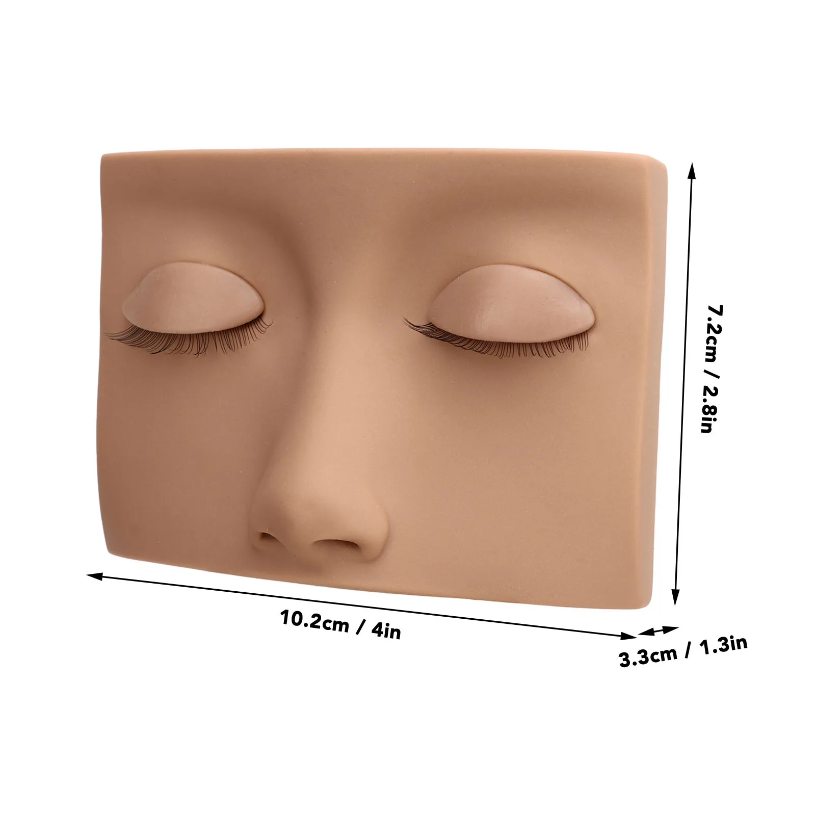 3-in-1 Wimpern-Mannequin-Kopf Mit Austauschbaren Augenlidern – Übungskopf Für Wimpernverlängerung & Make-up, Rosa