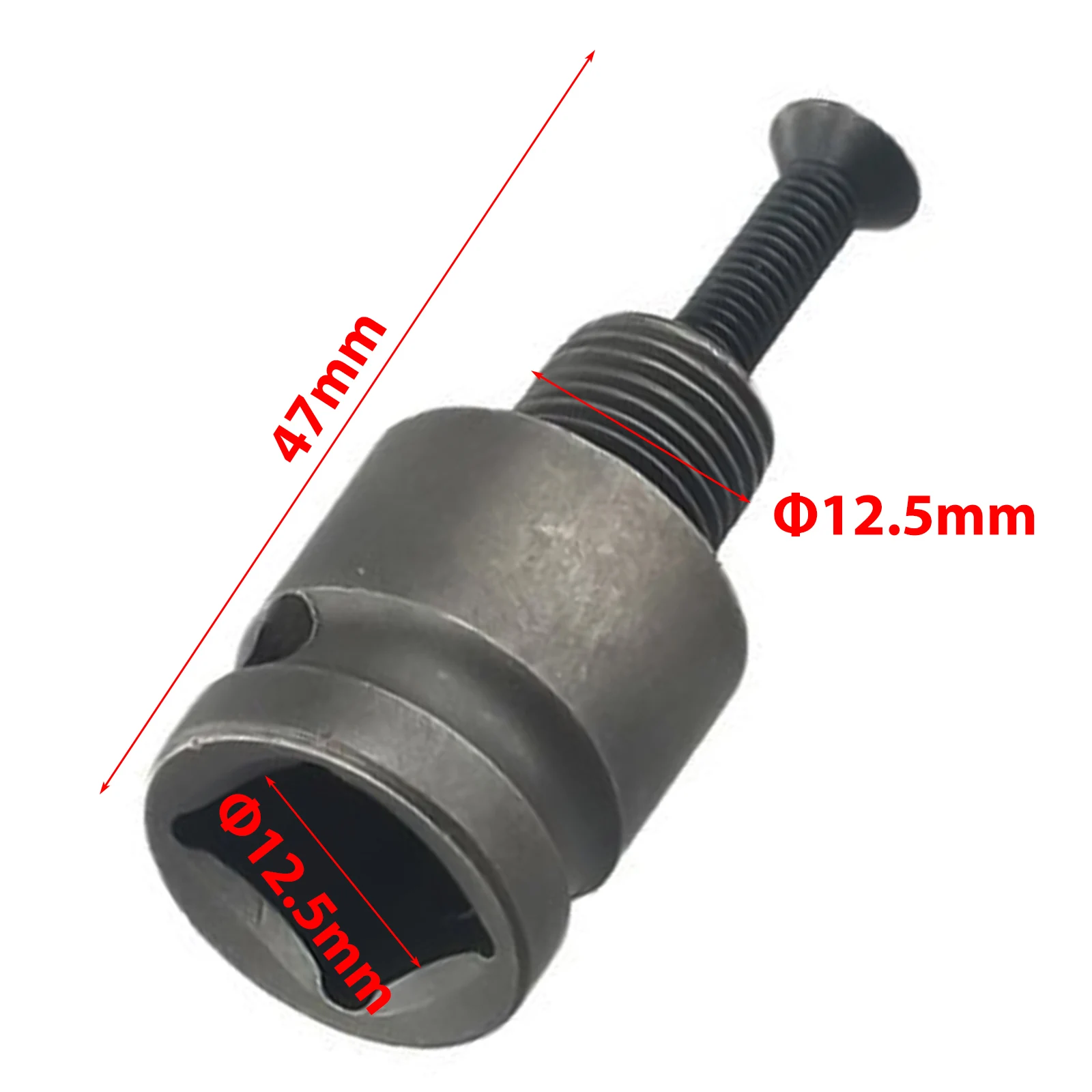 

Power Tools Drill Chuck Adaptor Screw Hardness 1/2-20UNF 12.5mm/0.49 12.7mm/0.5 20mm/0.79 Easy To Use Brand New