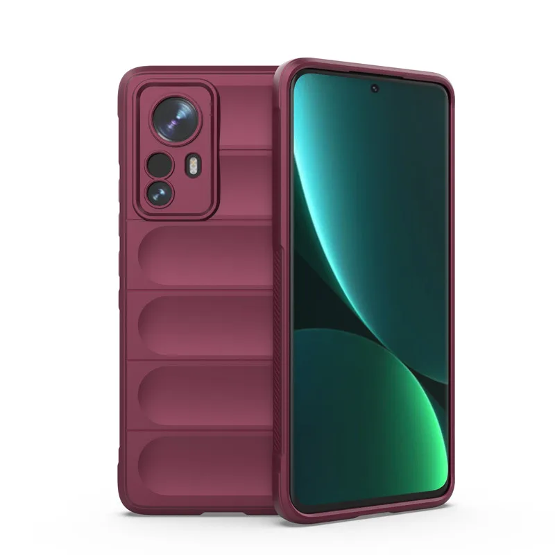حافظة لهاتف Xiaomi 12 Pro لهاتف Xiaomi 12S Pro مقاس 6.73 بوصة ممتص للصدمات من السيليكون المطاطي لهاتف Xiaomi Mi 12 Lite 12 12S Pro Ultra