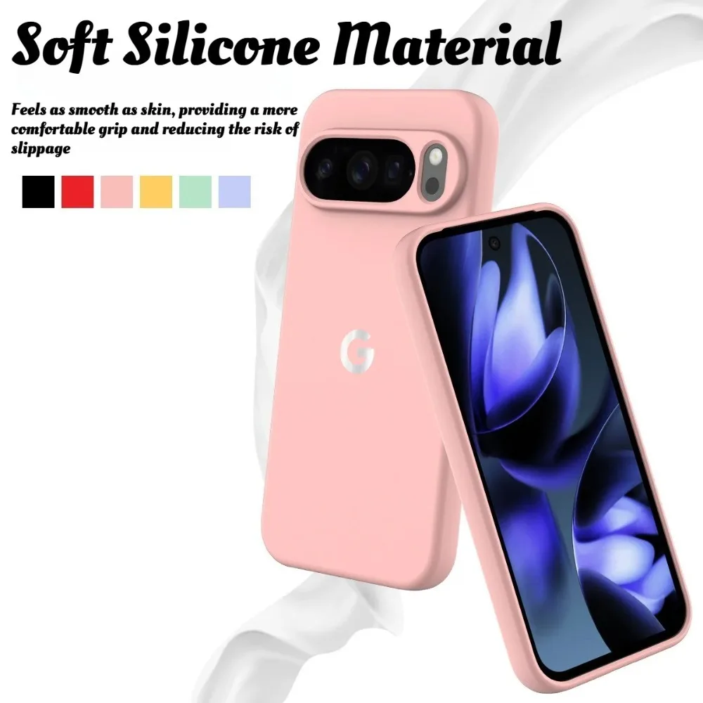 Premium Macaron Color Liquid Silicone Soft Case - Anti-Drop Protector Cover
