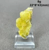 Natural Pakistan yellow Brucite Mineral specimen + healing quartz crystals and stones rock gemstone 1