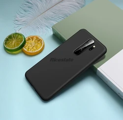 Ultra-Thin Matte Colorful Silicone Case for Xiaomi Redmi Note 8 Pro (Black)