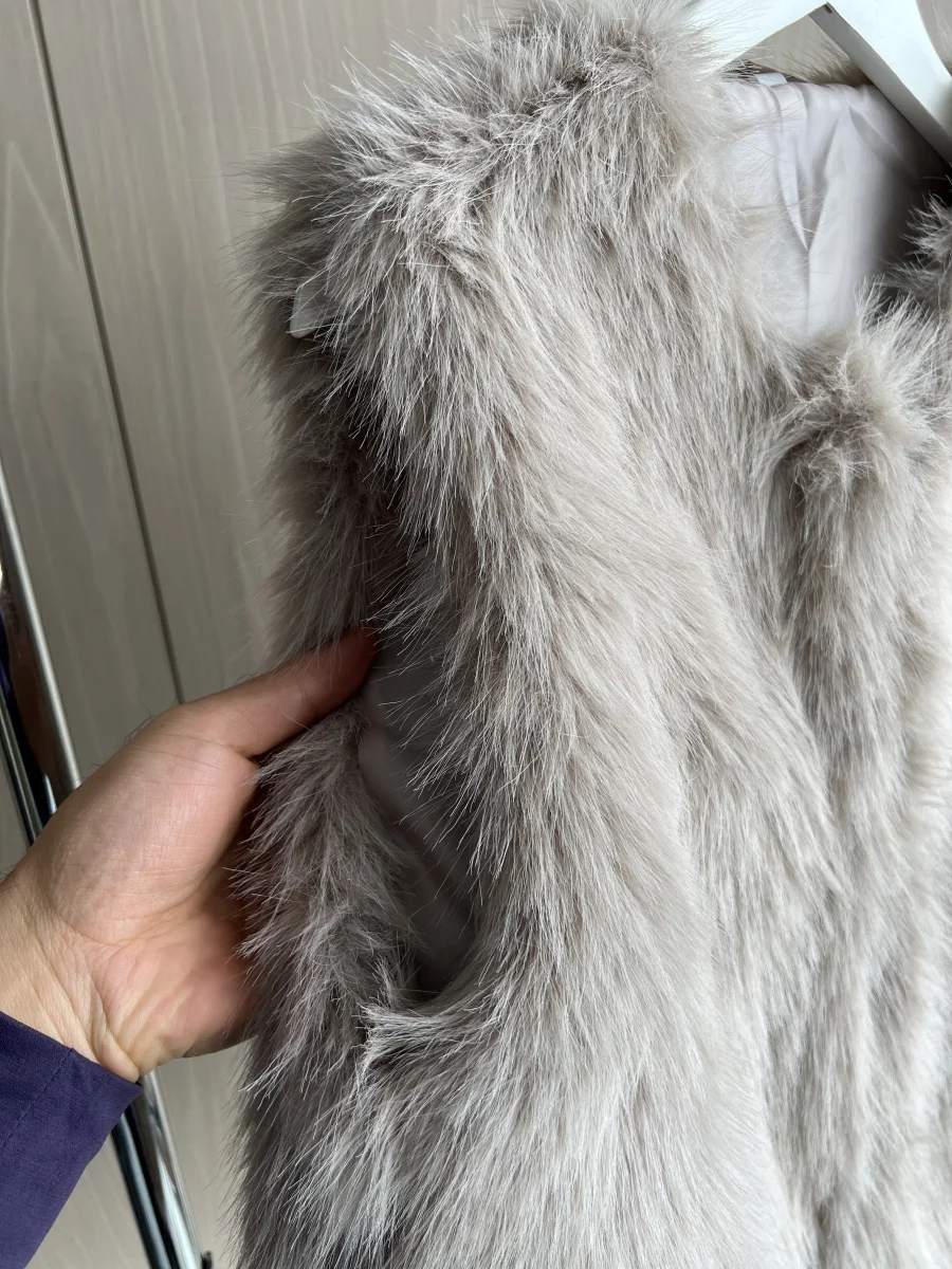Gilet Douillet En Fausse Fourrure - Zara - Taille S - Occasion Très Bon État