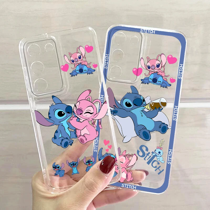 Lilo Stitch Disney Carino Per Samsung A53 A52 A54 A13 A12 A32 A71 A33 A73 A72 A51 A23 A21S 5G Custodia Trasparente Per Telefono
