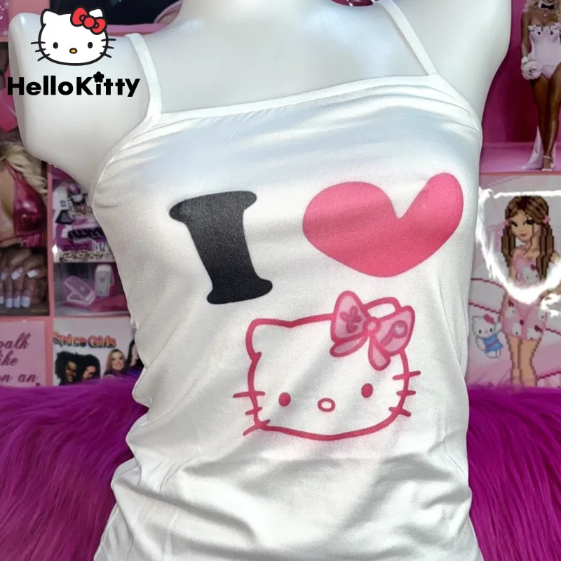 Sanrio-Hello-Kitty-Pink-Heart-Women-Tank-Tops-Y2k-Fashion-Camis-For ...