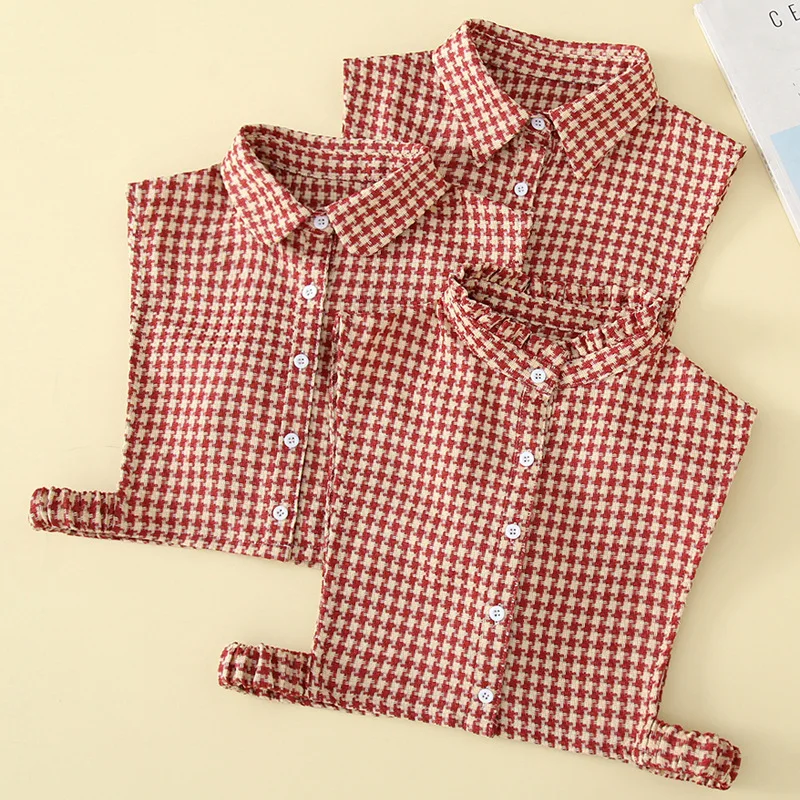 

Female Shirt Detachable Collars for Womens Pointed Lapel Blouse Tops Fake Collar Neck Collar Dress Shirt Sweater False Collar