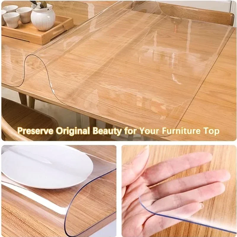 Clear Touch Tablewear Water and Dirt Proof PVC Easy Domestic Management