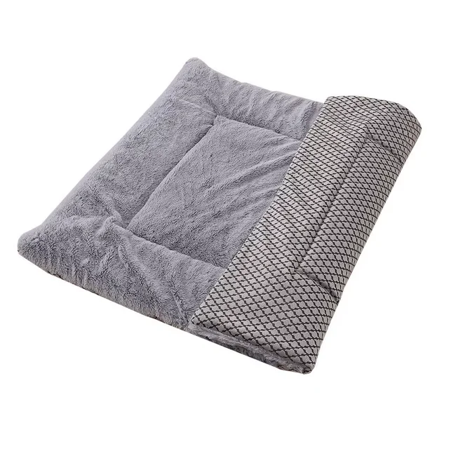 Dog Bed Mat Washable Cat Cushion Soft Premium Plush Dogs Mattress Sofa Dual Purpose Clearance for Small/Medium/Large Dog 6