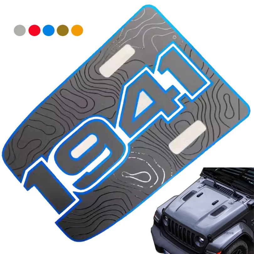 CARCODE Hood Decal/Sticker - STRIPE 1941 Style Kit - For Jeep Wrangler JK/JKU – Made In Canada | 4X4 WAVERS