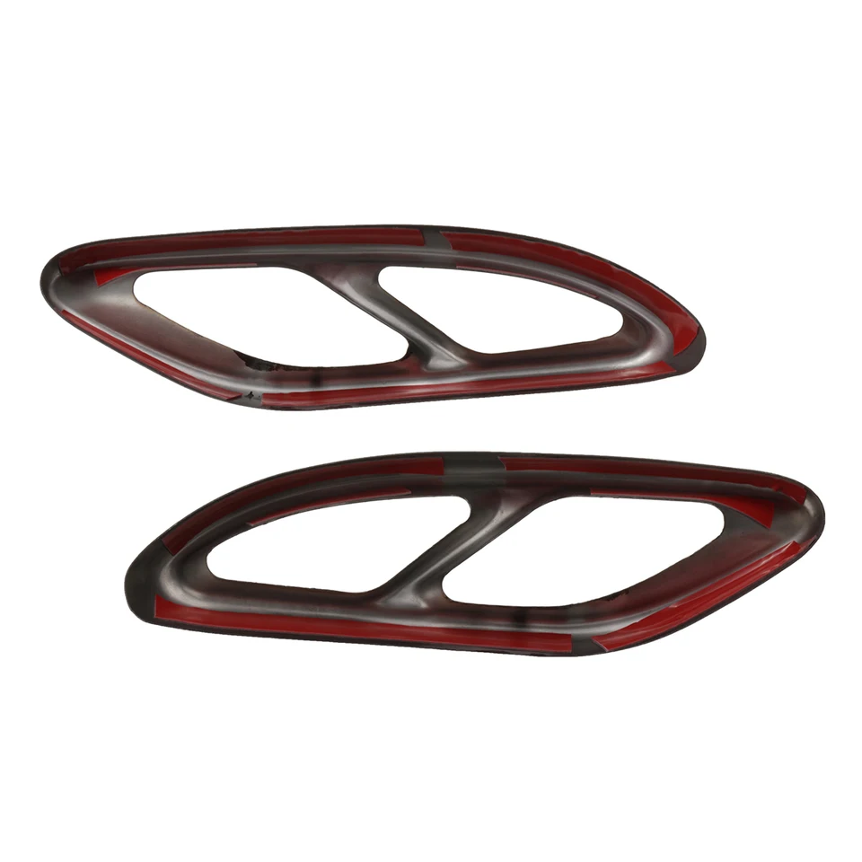 GwwEi6 Rivestimento Copertura Tubo di Scarico Posteriore per Auto per Benz GL Class X166 2013 2014 2015,Terminali Auto Marmitta Esterno Accessori,B-Black 2010-2017
