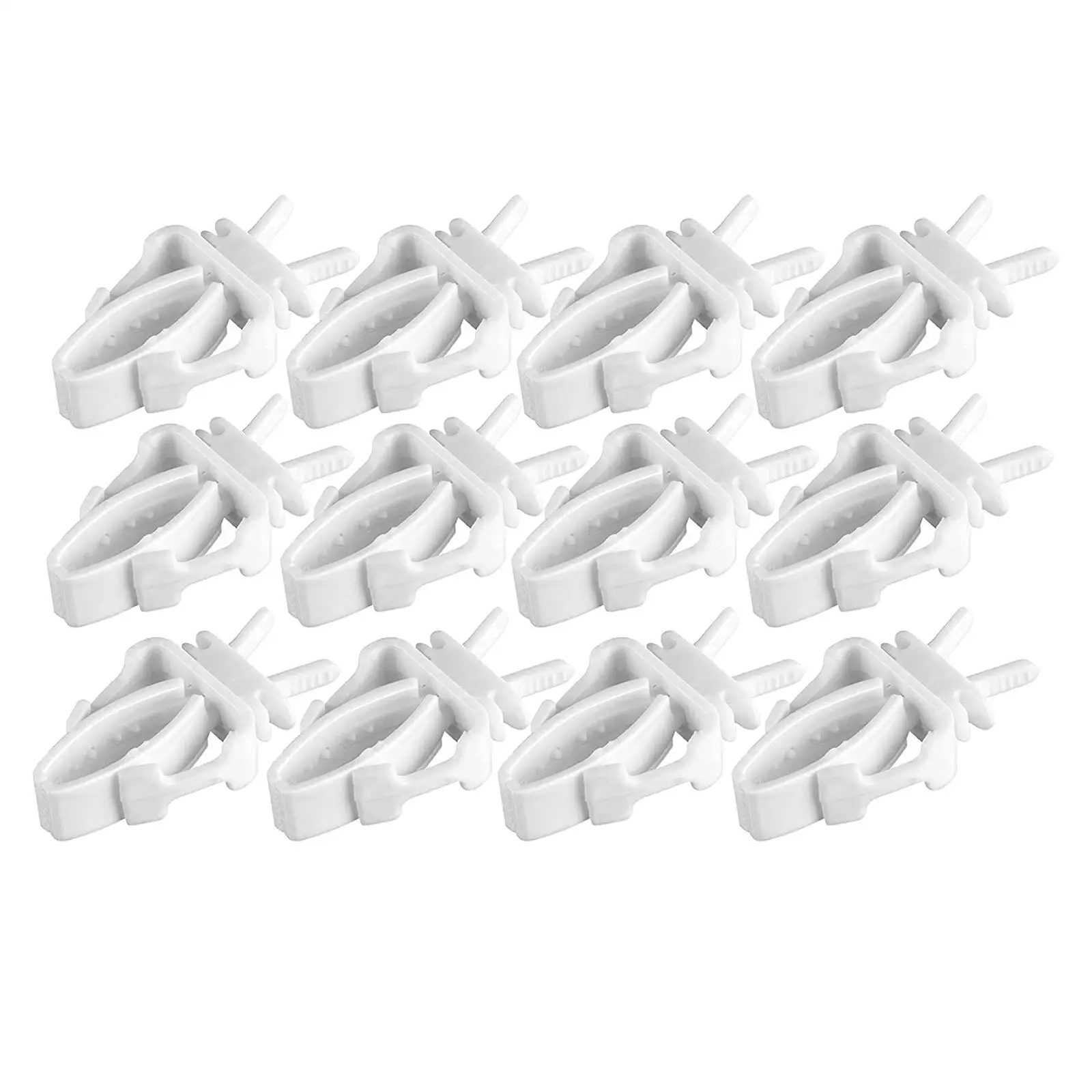 12Pcs Bird Feeding Clip Feeder Device Foraging Toy Bird Cage Food Holder Parrot Cockatoo Parakeet Budgie Macaw