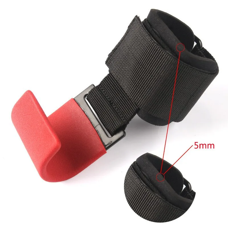 1 Pcs Weightlifting Bar Hook Heavy Duty Wrist Strap Training Pull Up Hand Grip Strapgym most grip deadlift hook grip