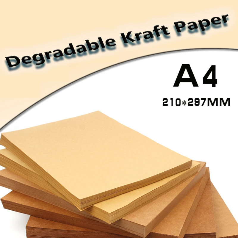 Wholesale A4 Brown Kraft Paper DIY Handmake Card Making Craft