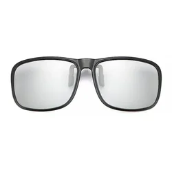 Polarized Flip - Up Clip - On Photochromic Sunglasses with UV400 Anti - Glare Lenses (Photochromic Lens)