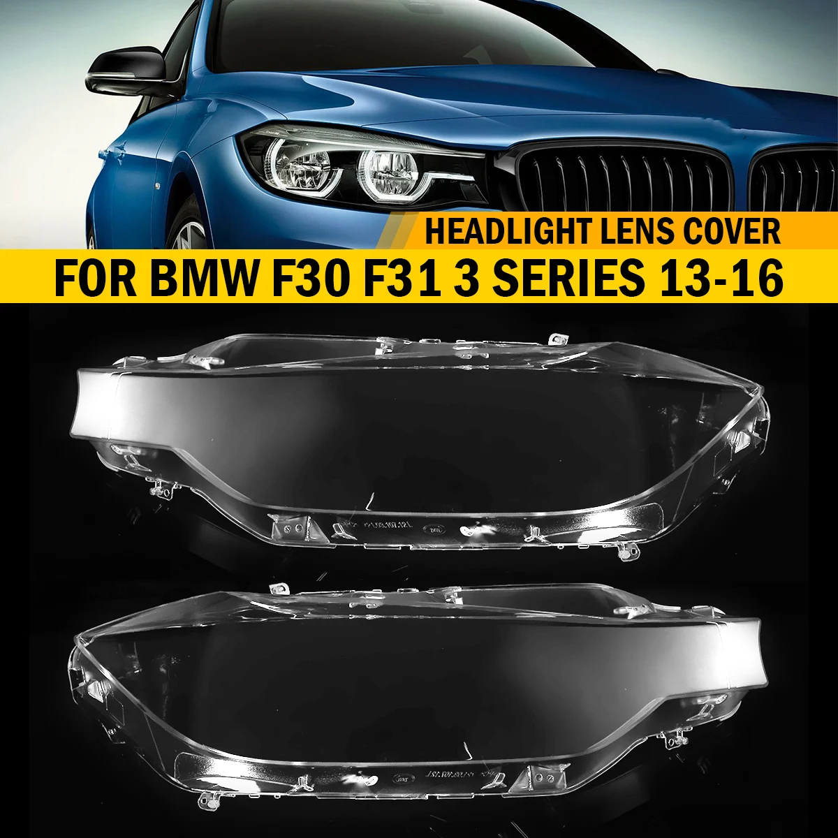 Headlight Cover Headlights Shell Transparent Cover Lampshade Headlamp Shell  For BMW Series F30 F31 F35 2013-2015 320 328 335 AliExpress