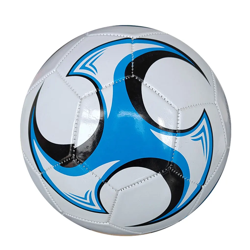 thumbnail image 1 of Balones de fútbol de entrenamiento de PVC para fútbol de escuela secundaria, no tóxicos, inodoros, resistentes a los impactos, redondos, 2 unidades, color azul, 1 of 5