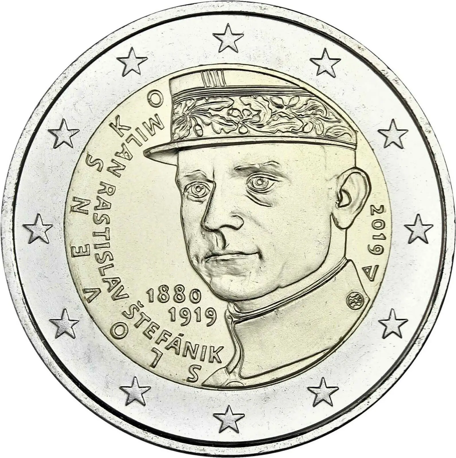 

Памятная монета Stavanick умерла в 2 евро UNC абсолютно новая, 2019