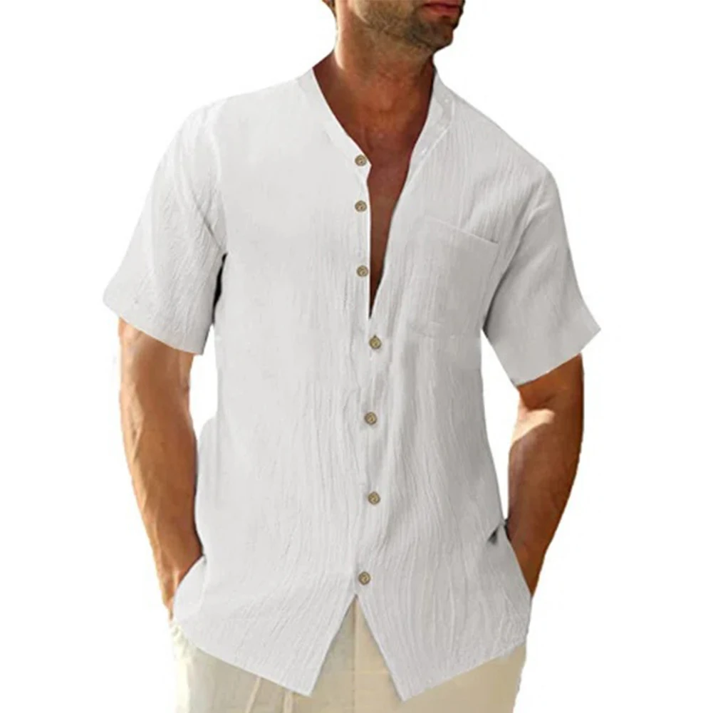 

Fashionable Men's Casual Hawaiian Shirt Short Sleeve Button Down Tops for Beach Holidays in Multiple Colors and Sizes