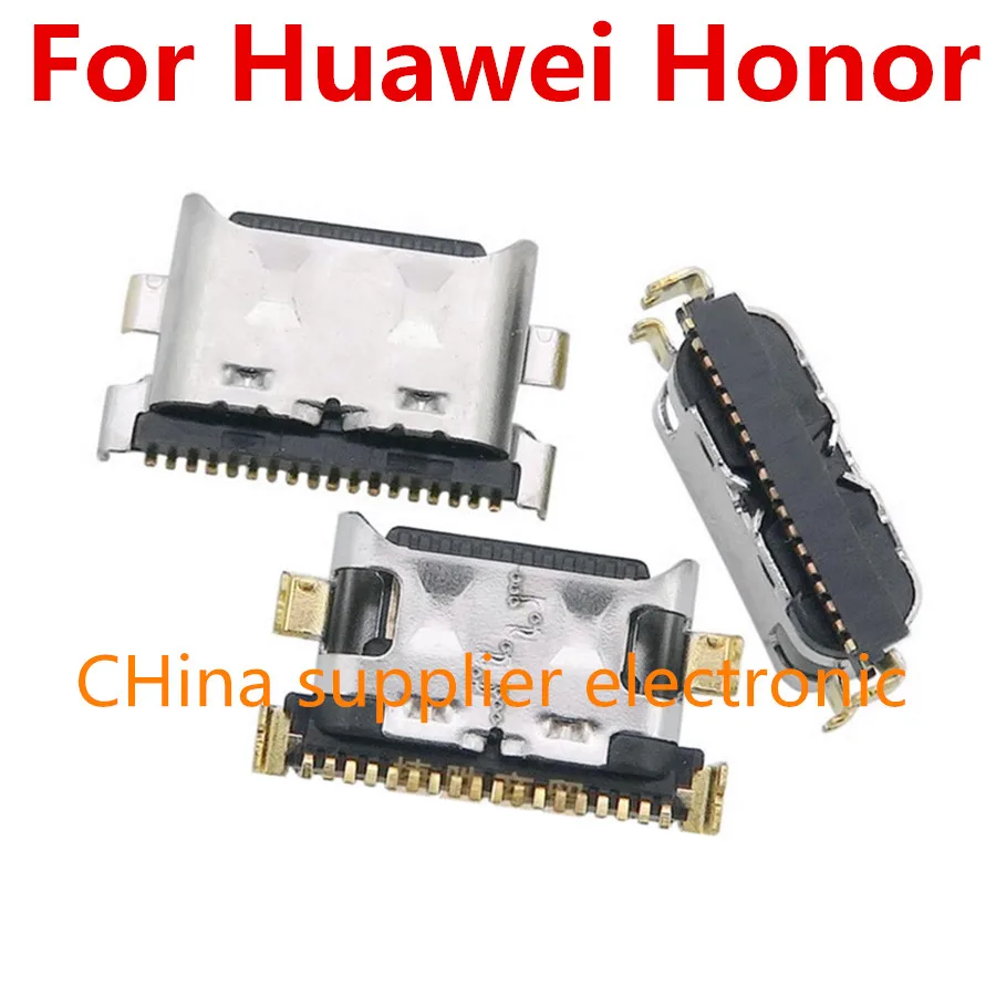 

10pcs-200pcs For Huawei 90 90pro Nova7 8 9 10 10SE pro Honor 30 80 X30 USB Charging Connector Plug Dock Socket Port tail plug