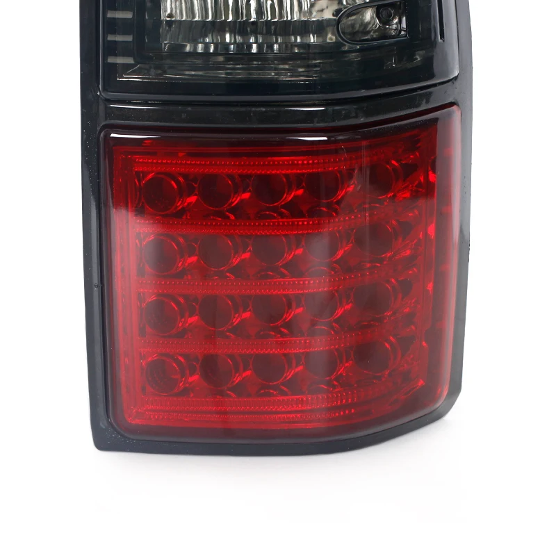 Auto Achterlicht Voor Toyota Voor Prado Voor Land Cruiser 90 1997-2002 Richtingaanwijzer Waarschuwing Stop Mistlamp Staart Auto Remlicht Auto Achterverlichting (Color : Gray red