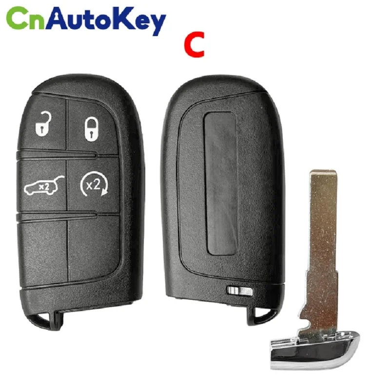 Smart Remote Control Key For Jeep Compass 2/3/4/5 Buttons 433mhz 4A Chip Keyless Entry SIP22 Blade M3N-40821302 car remote key car key