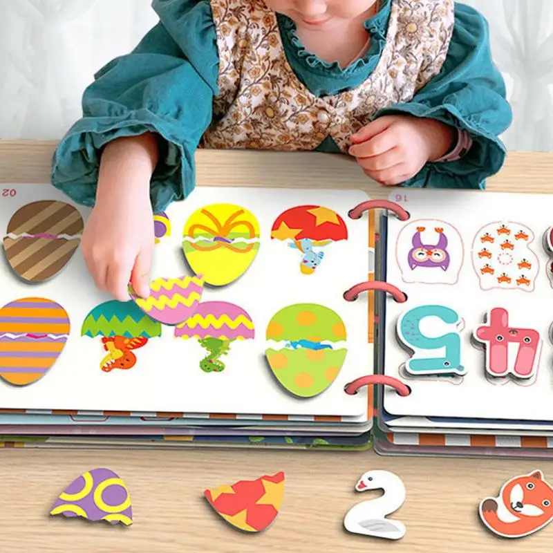 

Montessori Baby Quiet Books Toys Early Education Hook&Loop Sticker Sensory Game Parish Learning MyFirst Busy Book 2-3 Year Old