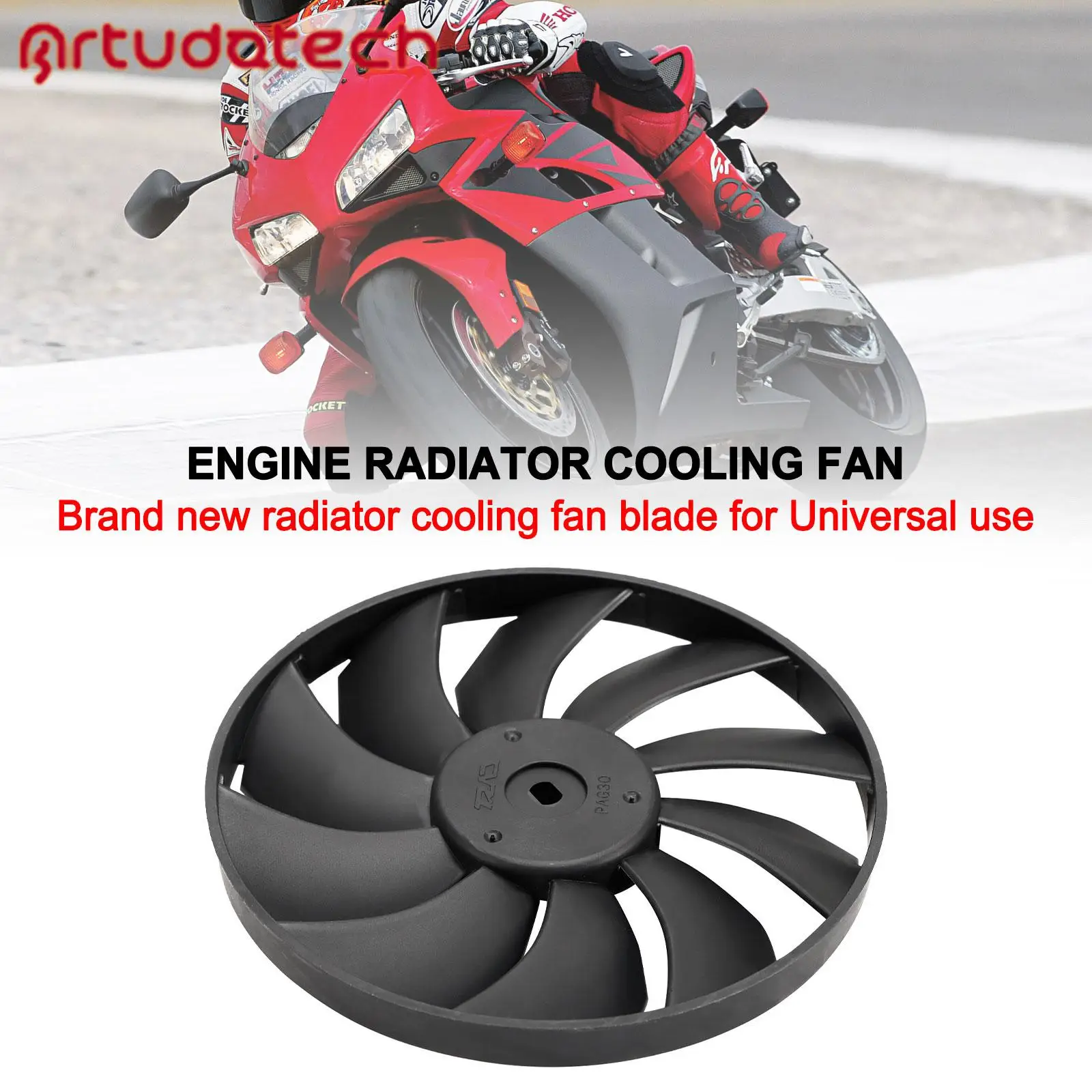 Engine Radiator Cooling Fan Blade for Honda CBR1000RR 2004- CBR600RR 2003-