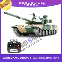 Coolbank RC Tank 2.4G Henglong 1/16 Scale 7.0 Professional Chinese 99A RTR RC Tank 3899A-1 Metal Tracks Hobby Military Army Tank 1