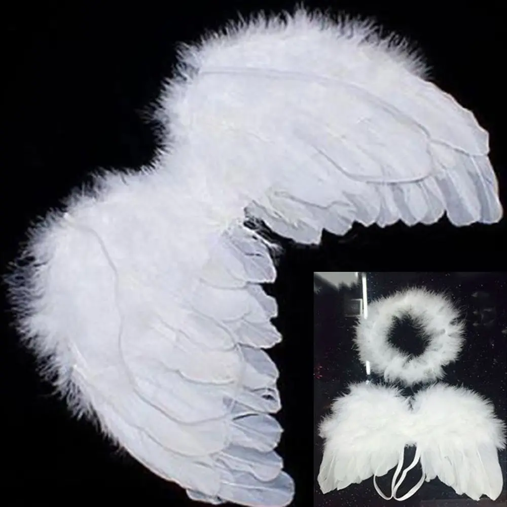 Cute Hot Prop and Angel Photo Party Wings Decoration For  Feather