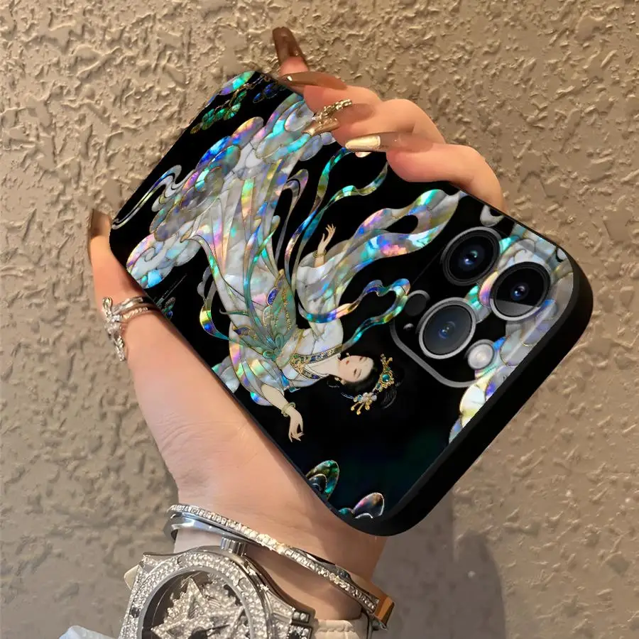 Phoenix Mother Of Pearl Art Print Phone Cover Case