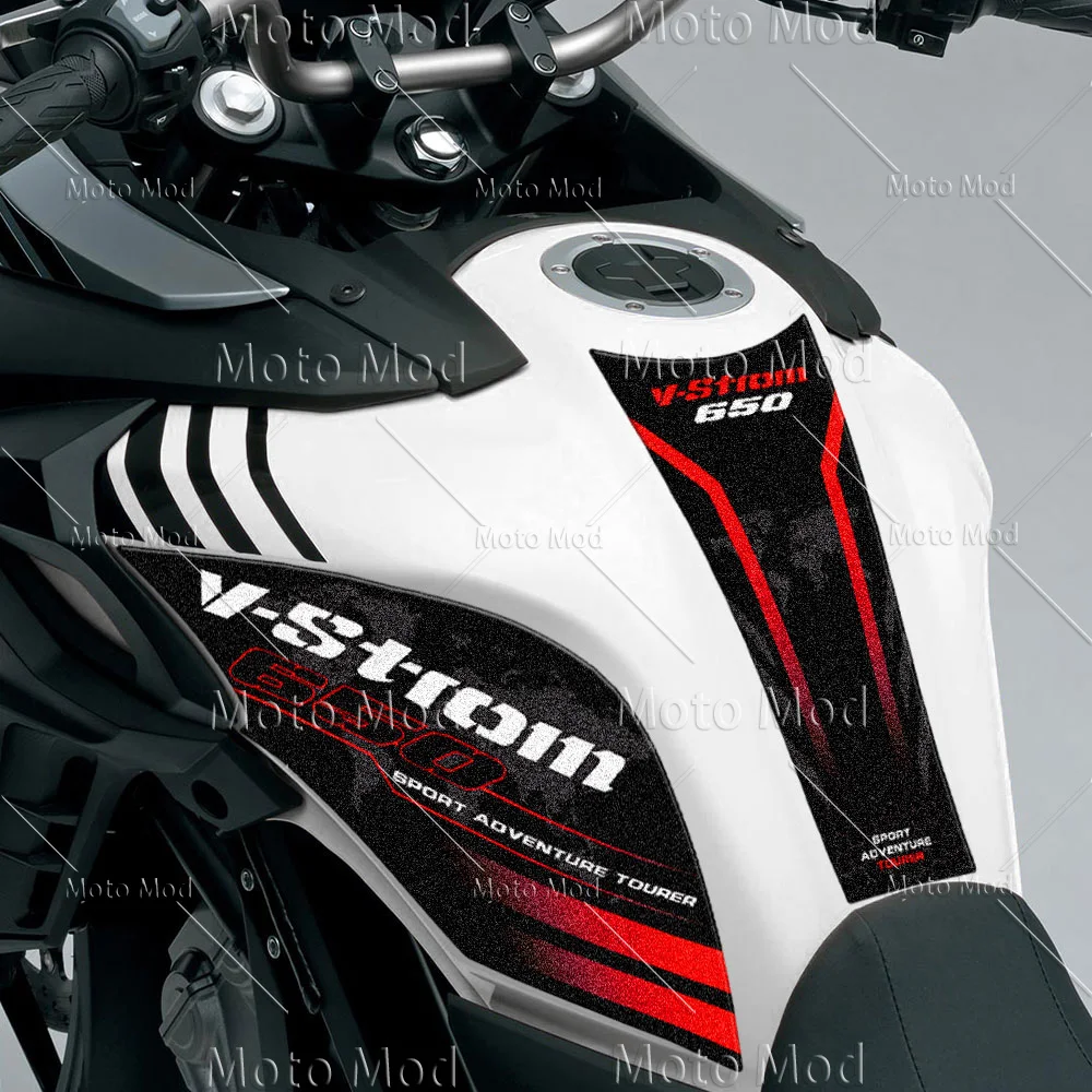 스즈키 Vstrom 650 dl650 DL V-STROM 650XT 오토바이 탱크 패드 스티커 연료 가스 커버 보호 액세서리 데칼