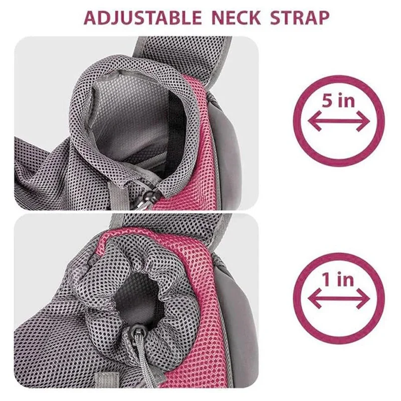 Dog Bag Pet Puppy Carrier S/L Outdoor Travel Shoulder Bag Mesh Oxford Tote for Yorkie Chihuahua
