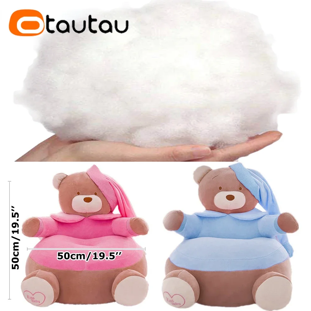 OTAUTAU Children's Sofa with Filling Kids Small Cute Cartoon Chair Floor Corner Seat Pouf Futon Soft Velvet SF132 3