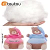 OTAUTAU Children's Sofa with Filling Kids Small Cute Cartoon Chair Floor Corner Seat Pouf Futon Soft Velvet SF132 3